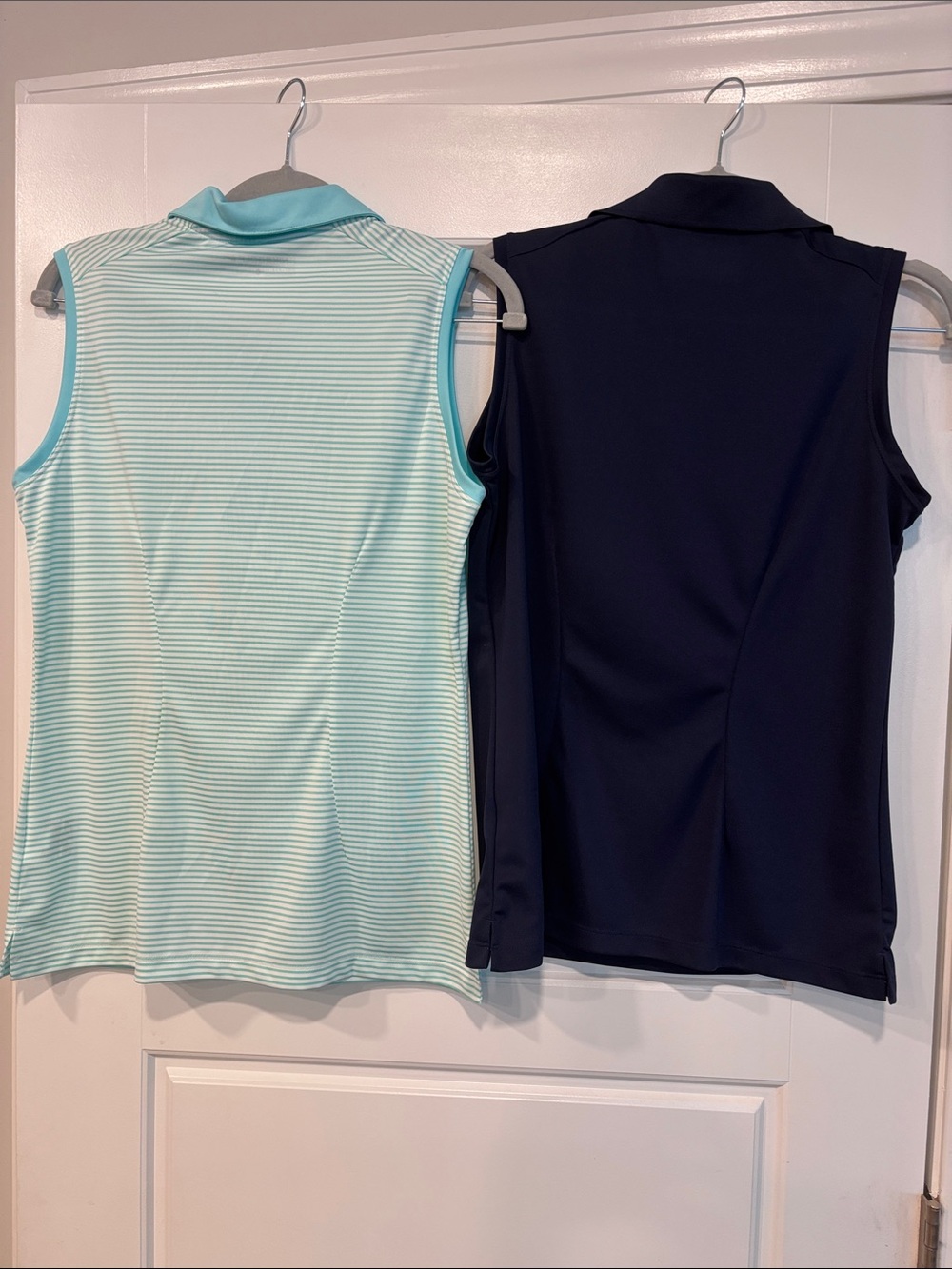 Nike Women’s Navy and Mint Sleeveless Polo Tank Tops (2-Pack) - Picture 4 of 8